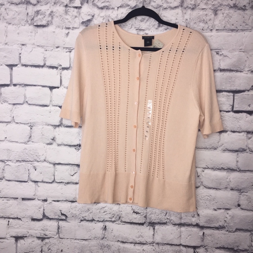 NWT Ann Taylor Button Down Cardigan